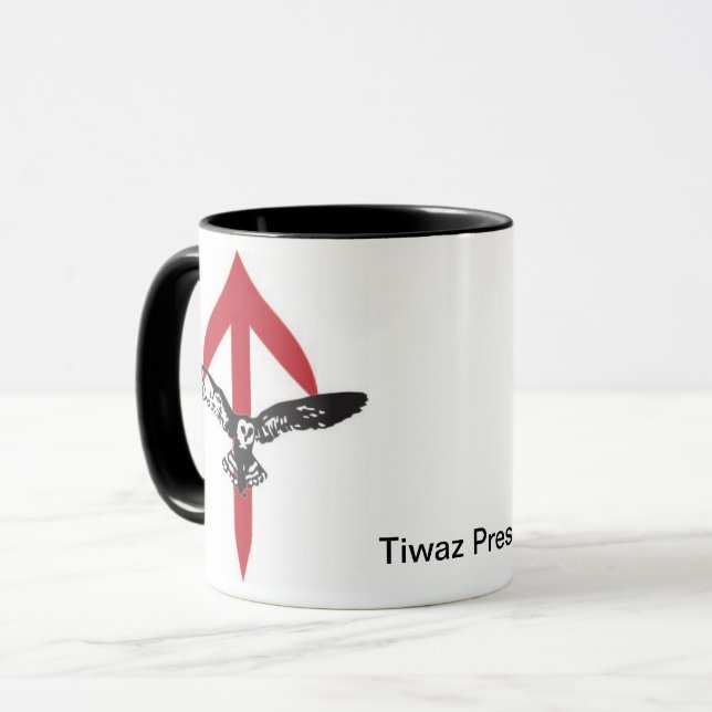 Mugg för Tiwaz presskaffe (Framsida vänster)