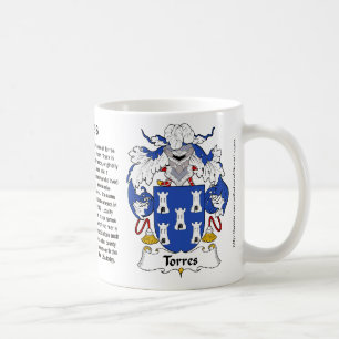 Mugg för Torres familjvapensköld