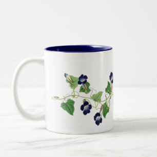 Mugg för trädgård för blommigt för