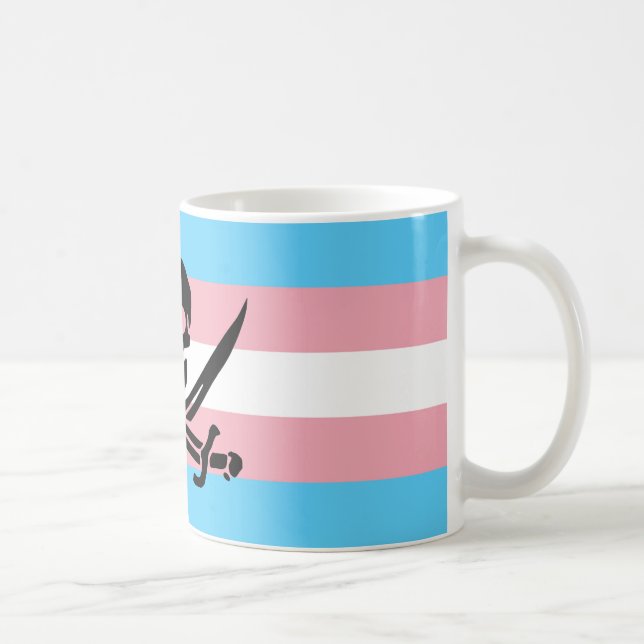 Mugg för trans.-piratpride (Höger)