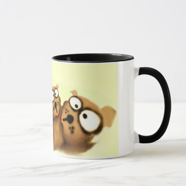 Mugg för tre hund (Höger)