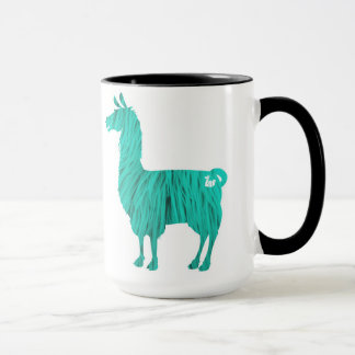 Mugg för turkoshårigLlama