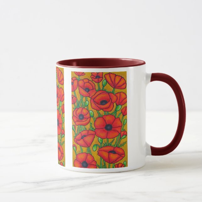 Mugg för Tuscan vallmokaffe (Höger)
