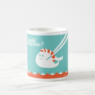 Mugg för TwitterkaffeTea - dumt kuggningval -