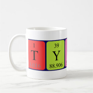 Mugg för Tyson periodisk bordnamn