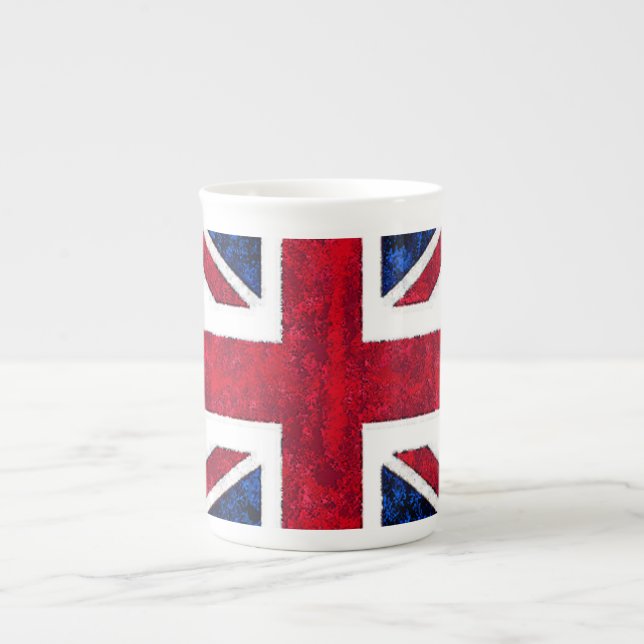 Mugg för UK-FLAGGASpecialty Benporslin Mugg (Framsidan)