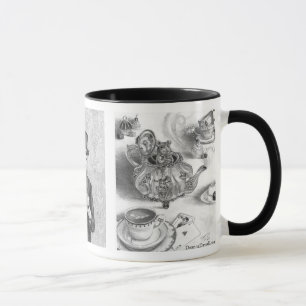 Mugg för underland för Dormouse för Hatter för