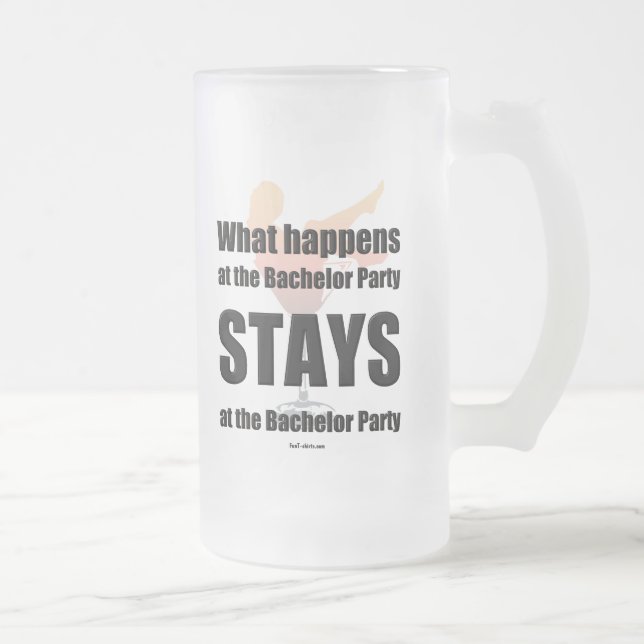 Mugg för ungkarlpartyöl (Höger)