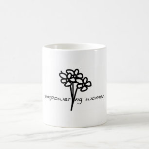 Mugg för Unite4Women-"bemyndiga kvinna" kaffe