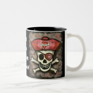 Mugg för valentinpiratkaffe