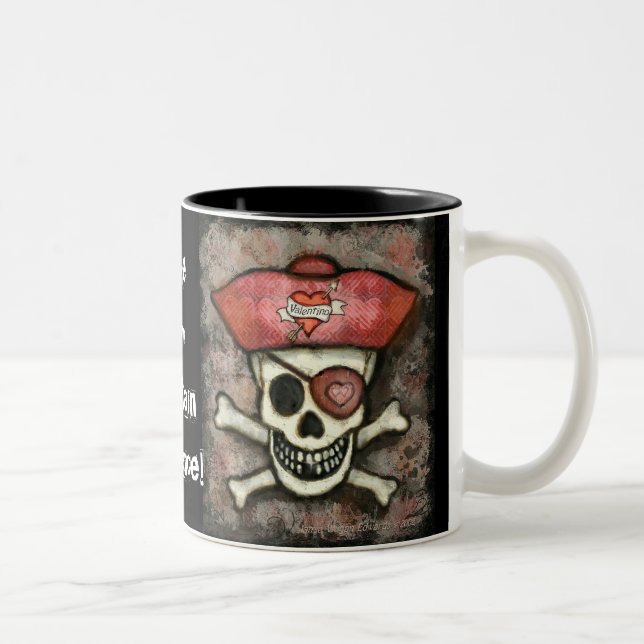 Mugg för valentinpiratkaffe (Höger)