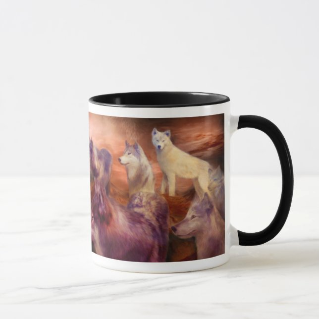 Mugg för vargbergkonst (Höger)