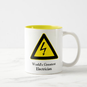 Mugg för världsmästareelektrikerkaffe