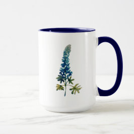 Mugg för vattenfärgBluebonnetkaffe