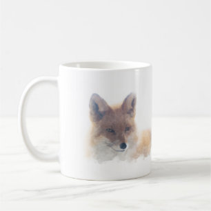Mugg för vattenfärgrävkaffe