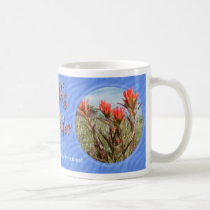 Mugg för vildblomma för Paintbrush för jorddag