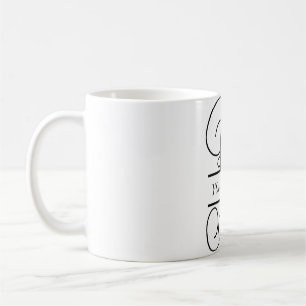 Mugg för VineMonogramkaffe, splittringbrevMonogra