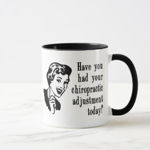 Mugg för Vintage-Look Chiro annons