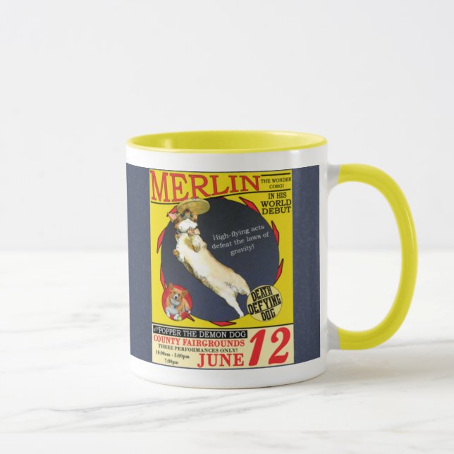 Mugg för vintagecirkusCorgi (Höger)