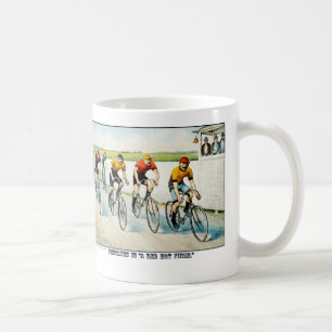 Mugg för vintagecykelkaffe
