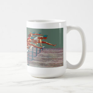 Mugg för vintagefriidrottkaffe