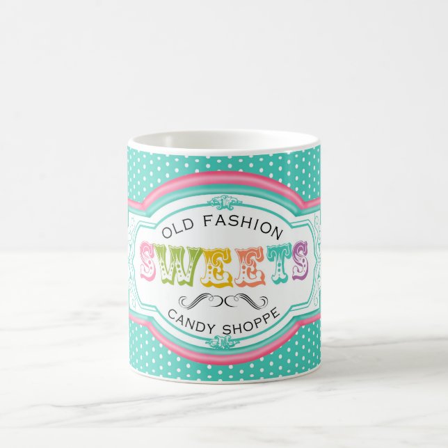 Mugg för vintagegodismottagningsrum (Center)