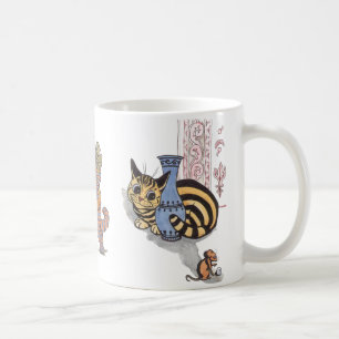 Mugg för vintageLouis Wain katt