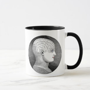 Mugg för vintagePhrenologygåva