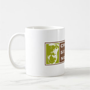 Mugg för vit 11oz för schimpansfristad Northwest