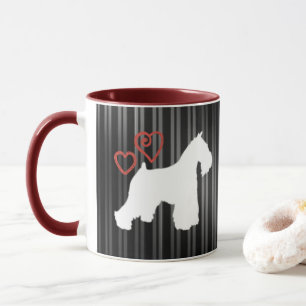 Mugg för vitSchnauzerkaffe