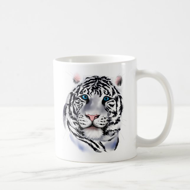 Mugg för vittigeransikte (Höger)