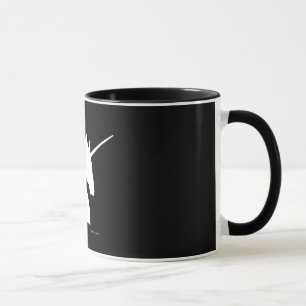 Mugg "för vitUnicornSigil" svart