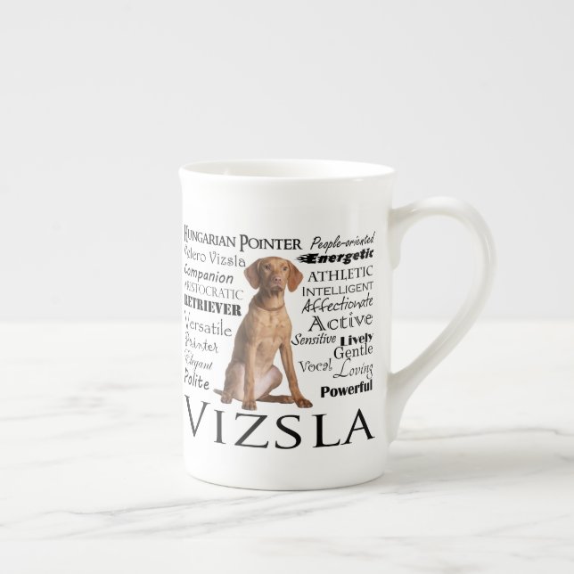 Mugg för Vizsla dragbenporslin Benporslin Mugg (Höger)