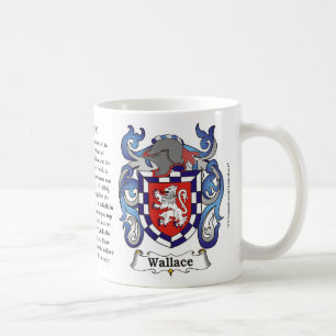 Mugg för Wallace familjvapensköld