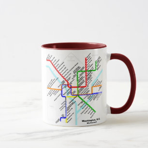 Mugg för Washington dc-metro