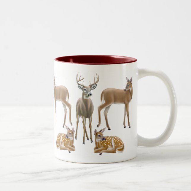 Mugg för Whitetailhjort (Höger)