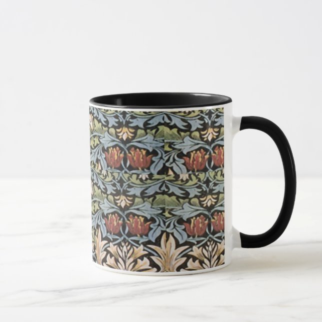 Mugg för William Morris liljamönster (Höger)