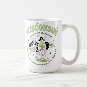 Mugg för Wisconsin mejeriko