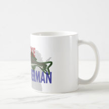 Mugg för Wisconsin Walleyefiskare