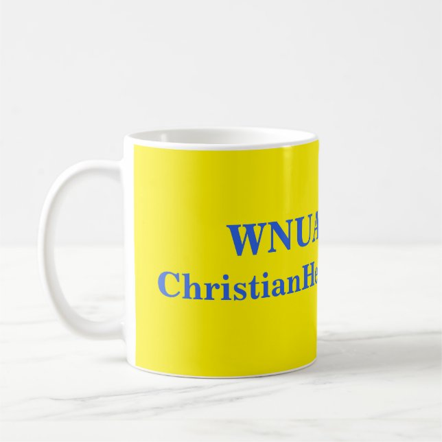 Mugg för WNUA 88,5 FM, Williamstown, Kentucky (Vänster)
