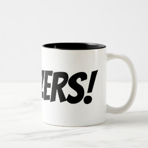 Mugg för Wowzers rolig komisk typografikaffe