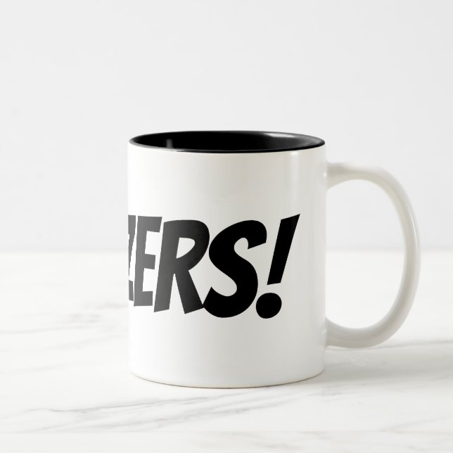 Mugg för Wowzers rolig komisk typografikaffe (Höger)