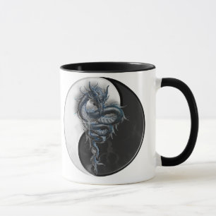 Mugg för Yin Yang drakeRinger