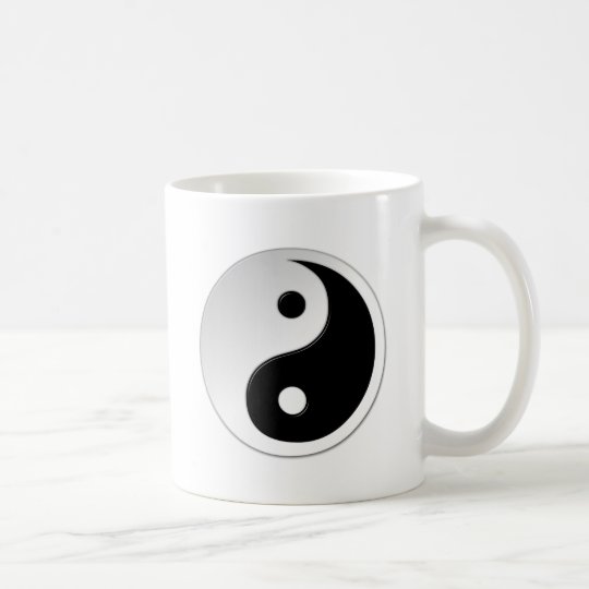 Mugg för Yin Yang symbolkaffe