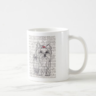 Mugg för Yorkie Yorkshire Terrierkaffe