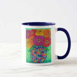 Mugg för ZinniaFiestakaffe