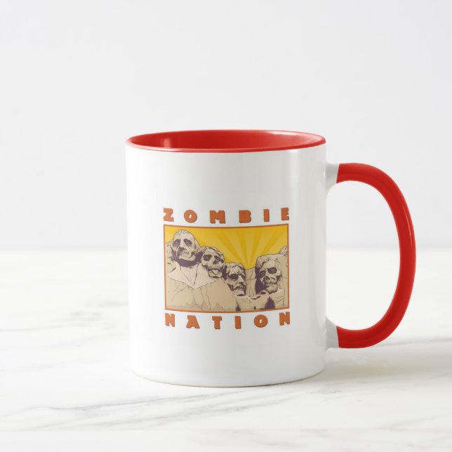 Mugg för Zombienationkaffe--Nerdtastic designer (Höger)