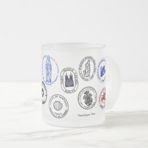 Mugg Frosted Glass Saint James Way