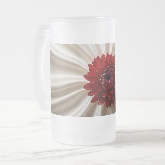 Mugg, fryst, med japanas Färg-design Frostat Ölglas (Framsida vänster)