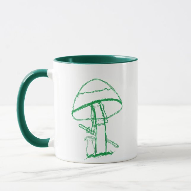 Mugg | Gangster Mushroom with a Katana (Vänster)